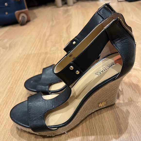 Michael Kors Black Wedge Heels - Picture 5 of 5
